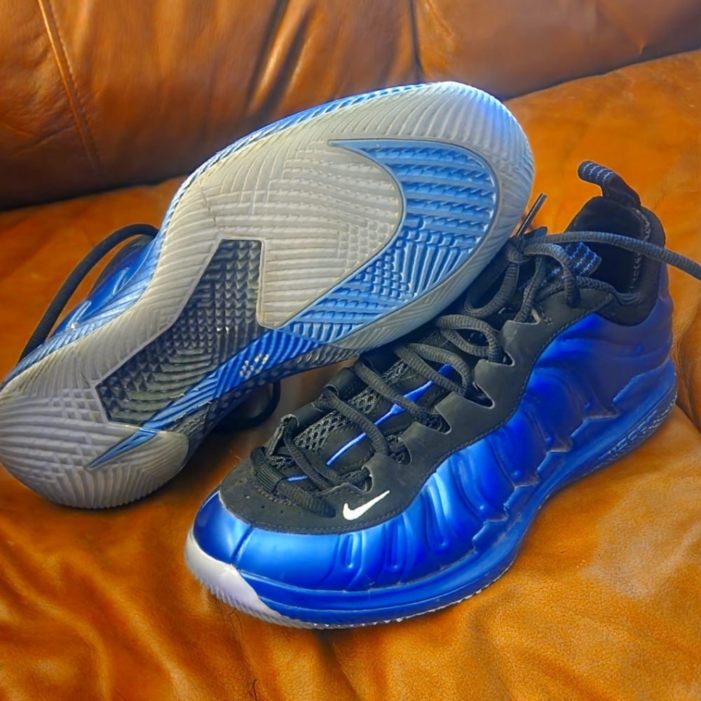 Nike Zoom Vapor X Posite RF Foamposite  Air Max Penny Hardaway Sz 8.5 Royal Blue